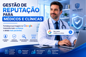 Consultório médico organizado com foco no atendimento profissional e acolhimento do paciente